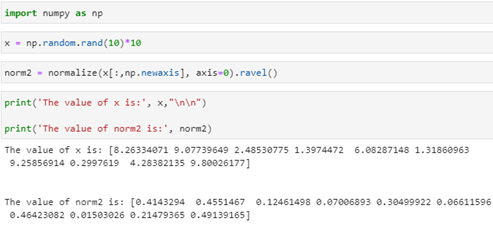 numpy array